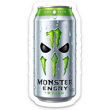 white monster energie so realit#ts nahe wie möglich sticker
