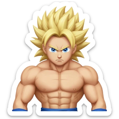 super sayen sticker