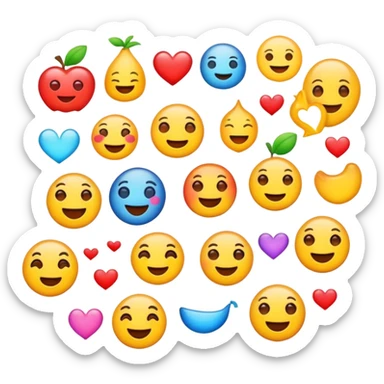 Flirtatious Emojis sticker