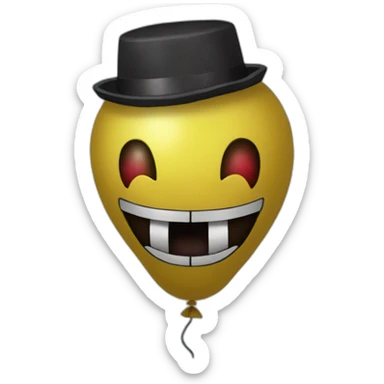 Ballon boy from game five night at freddy sticker