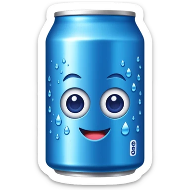 hyper blue raspberry Fanta  sticker