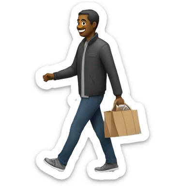 Uber Walker is a service where users can book a local companion to show them around a city or neighborhood on foot. This service would provide an informative and engaging walking experience, personalized to the user's interests. sticker