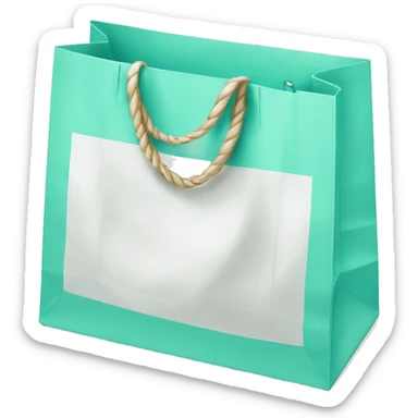 Tiffany & co shopping bag  sticker