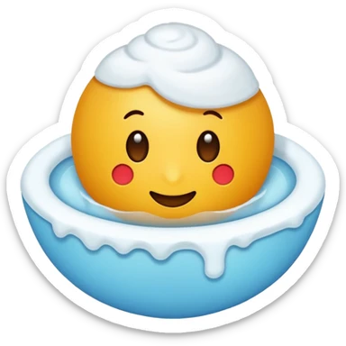 Emoji de la verificacion con color celeste chillante en la forma redonda y la palomita blanca en el centro sticker