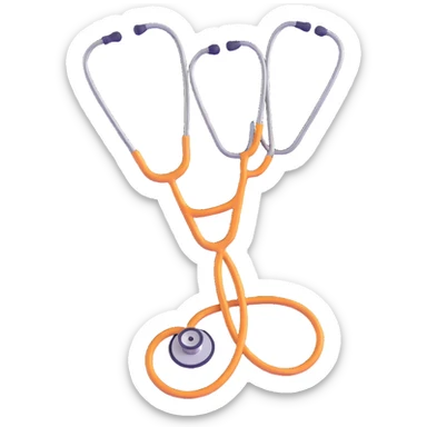 medical stethoscope sticker