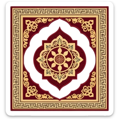 Tapis de prière sticker