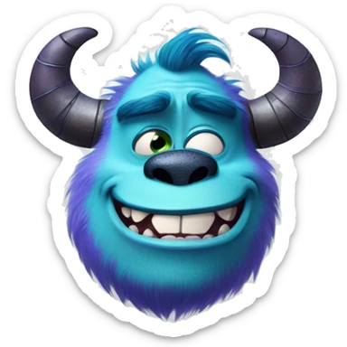 Disney monsters ink sulley sticker