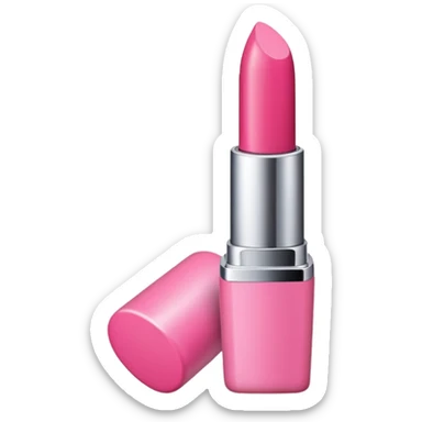 pink lipstick cosmetics sticker