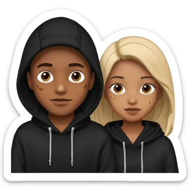 rich hoodied duo sticker