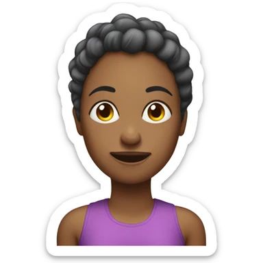 Mom who is in gym sticker