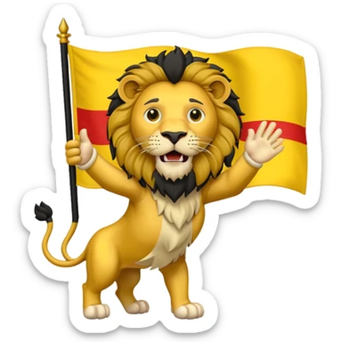 Emoji drapeau des Flandres sticker