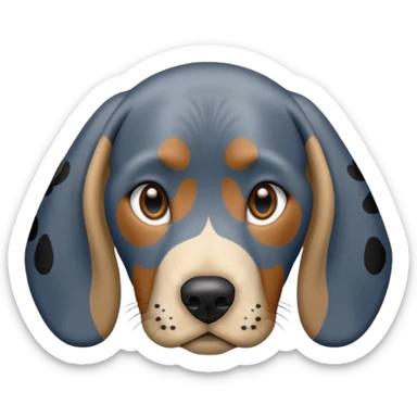 blue tick coonhound sticker