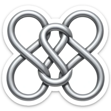 Female and masculine gender symbol sticker