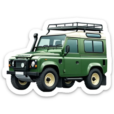Land Rover defender  sticker