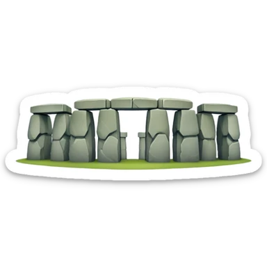 Cinematic Realistic Stonehenge Emoji sticker