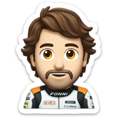 Fernando Alonso aston martin sticker