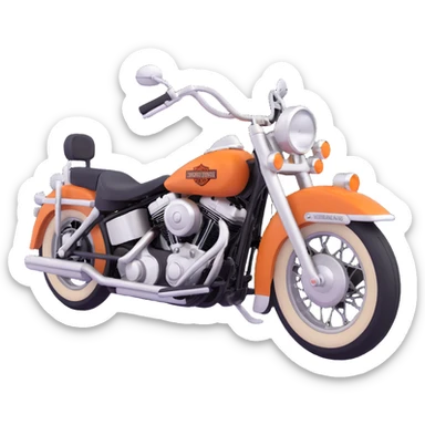 Harley-Davidson classic motorcycle sticker