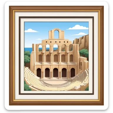 Cinematic Realistic Odeon of Herodes Atticus Emoji sticker