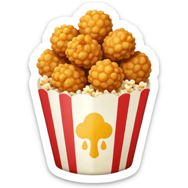 taiwanese popcorn chicken sticker