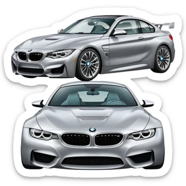 BMW art sticker