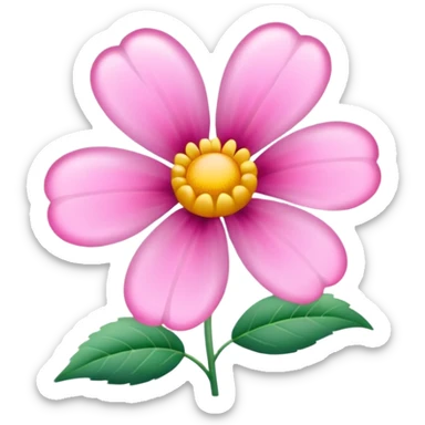 Met cet emoji en bleu 🌸 sticker