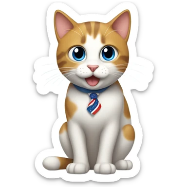 Vote Tommy the Cat sticker