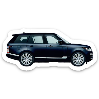 A 2024 Range Rover vogue  sticker