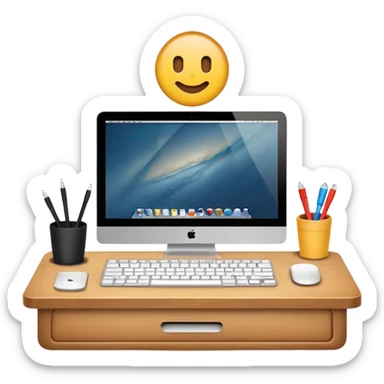 Desktop sticker