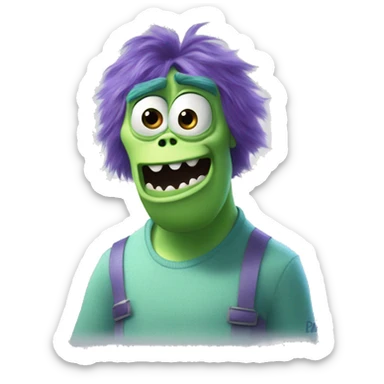 Randall Boggs Monsters Inc sticker