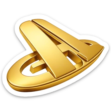 Cohete dorado con el logotipo de Afrimex, que simboliza el crecimiento. sticker