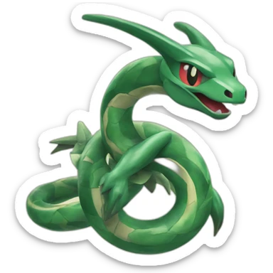 Rayquaza pokemon sticker