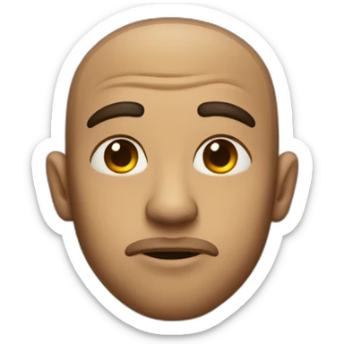 Side eye shady look sticker