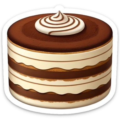 Tiramisu came sticker