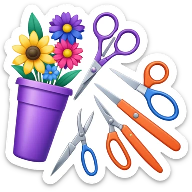 florist supplies sticker