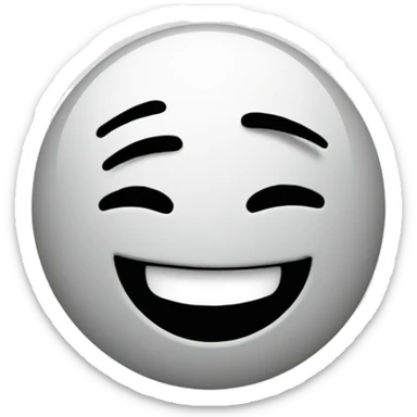 Joking face with a peace sign sticker