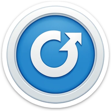 "Símbolo no formato de círculo, fundo sólido na cor azul oficial do Instagram (#0095F6), com um check branco nítido e alinhado no centro. Estilo minimalista, sem sombras, exatamente como o selo de verificação do Instagram." sticker