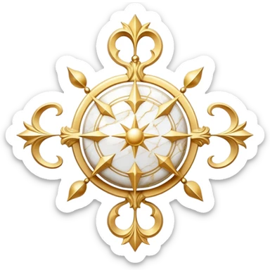 Epic divine celestial marble aesthetic-scenery-Decorations sticker