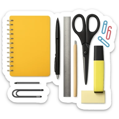 office supplies sticker
