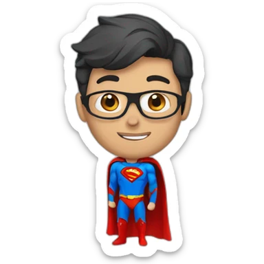 Me super man sticker