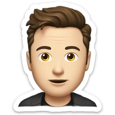 elon musk doing drugs, for educational purposes only, inclusiveness and positive, LGTBQ+ sticker