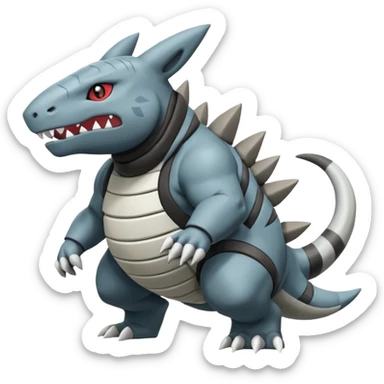 Amaura-Gabite-Aggron-Pokémon (full body) sticker