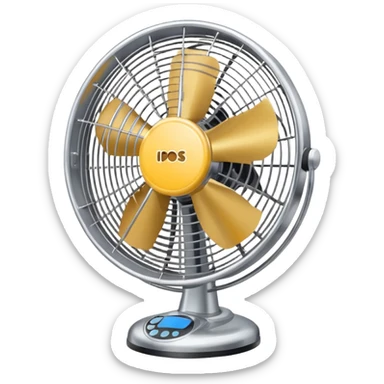 Ventilador de chão sticker