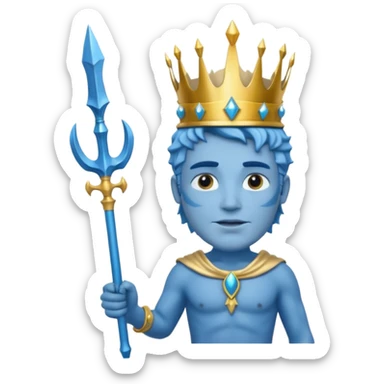 atlantis man OF THE SEA sticker