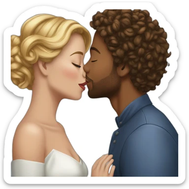 rom holland kiss dwane jonshon  sticker