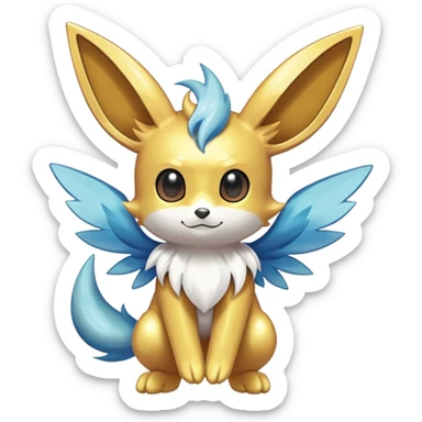 Shiny-Eeveelution-Cute-Fakemon-Flying-Air-fusion full body sticker