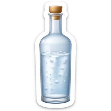 Bouteille de vodka sticker