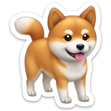 cute shiba inu sticker