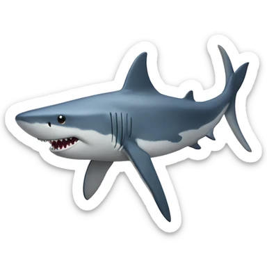 shark whale sticker