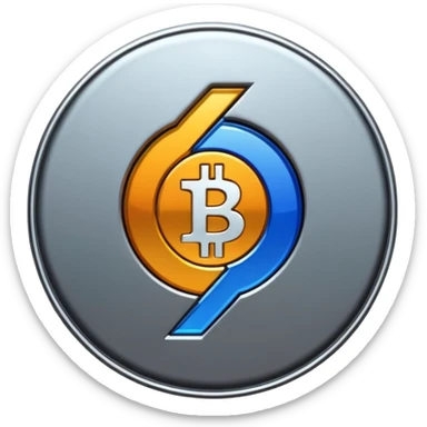 crypto currency symbol  named CryptoTap think more a tap or faucet  now add more about cryptocurrencyis sticker