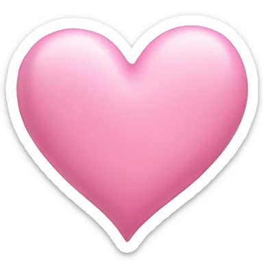 Pink pastel heart  sticker